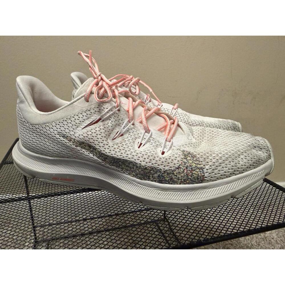 Nike Quest 2 CI3803-101 White Vast Grey Pink Women's Sz 8.5
